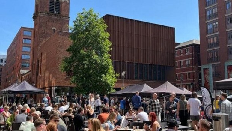 Market in Manchester Ancoats