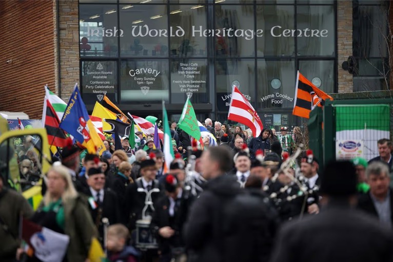 Paddys day parade manchester