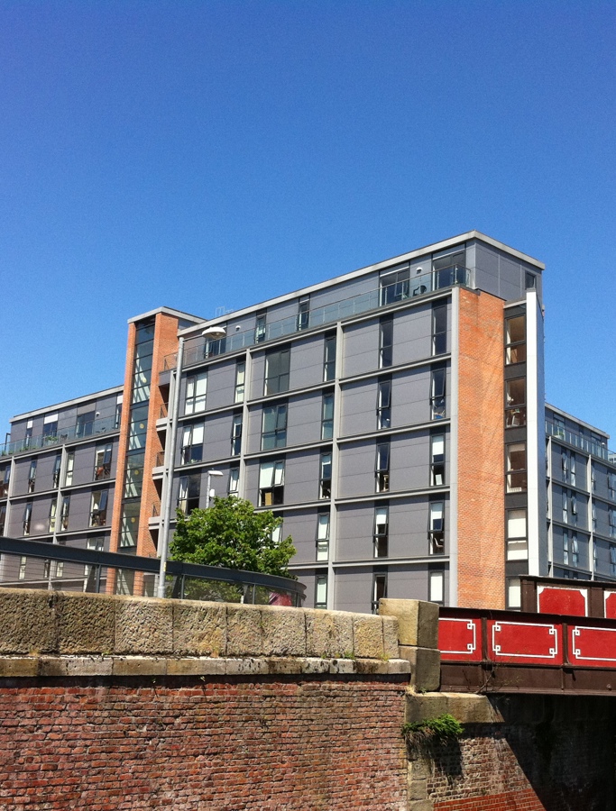 flint glass wharf from the canal
