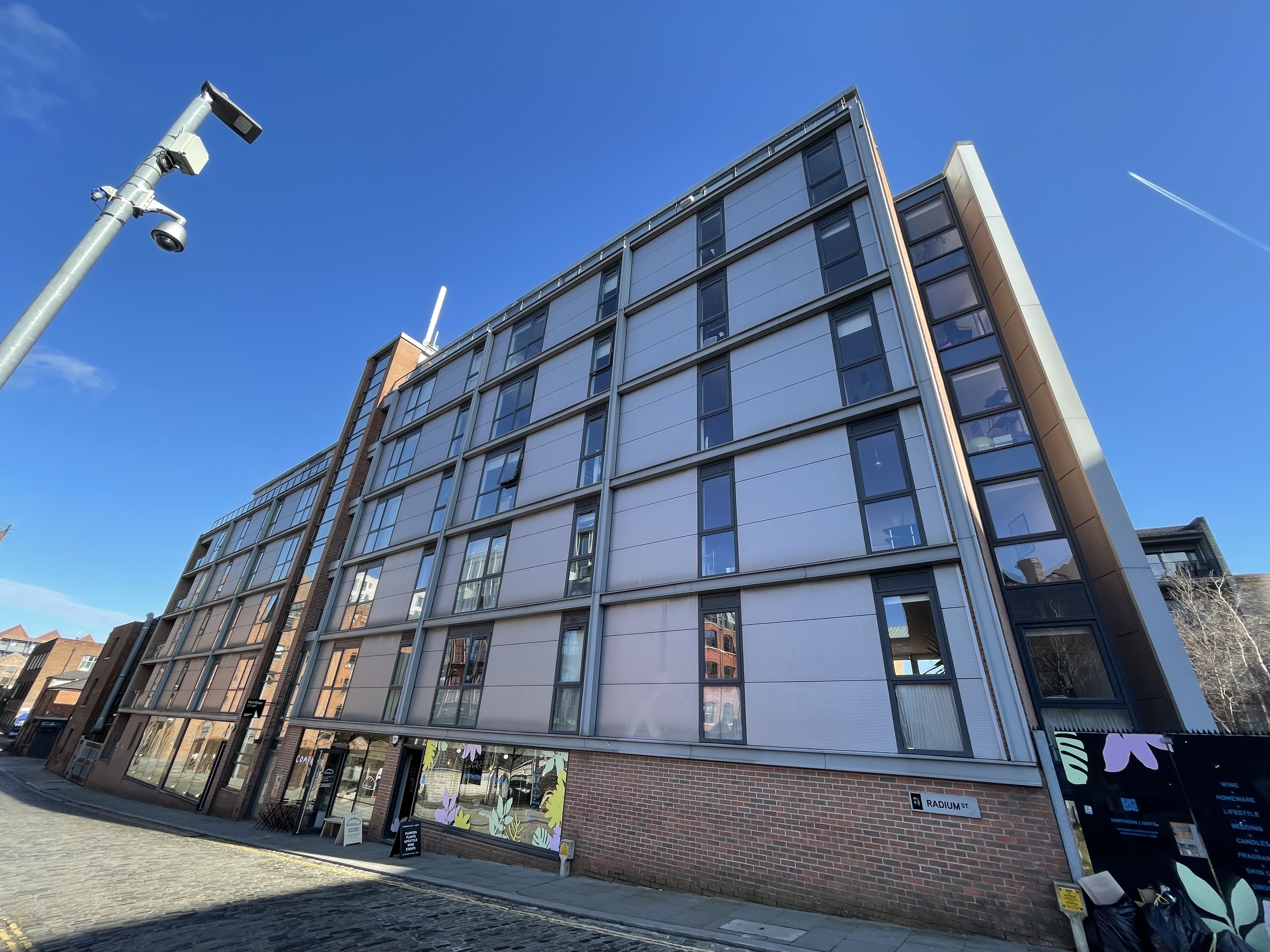 flint glass wharf exterior