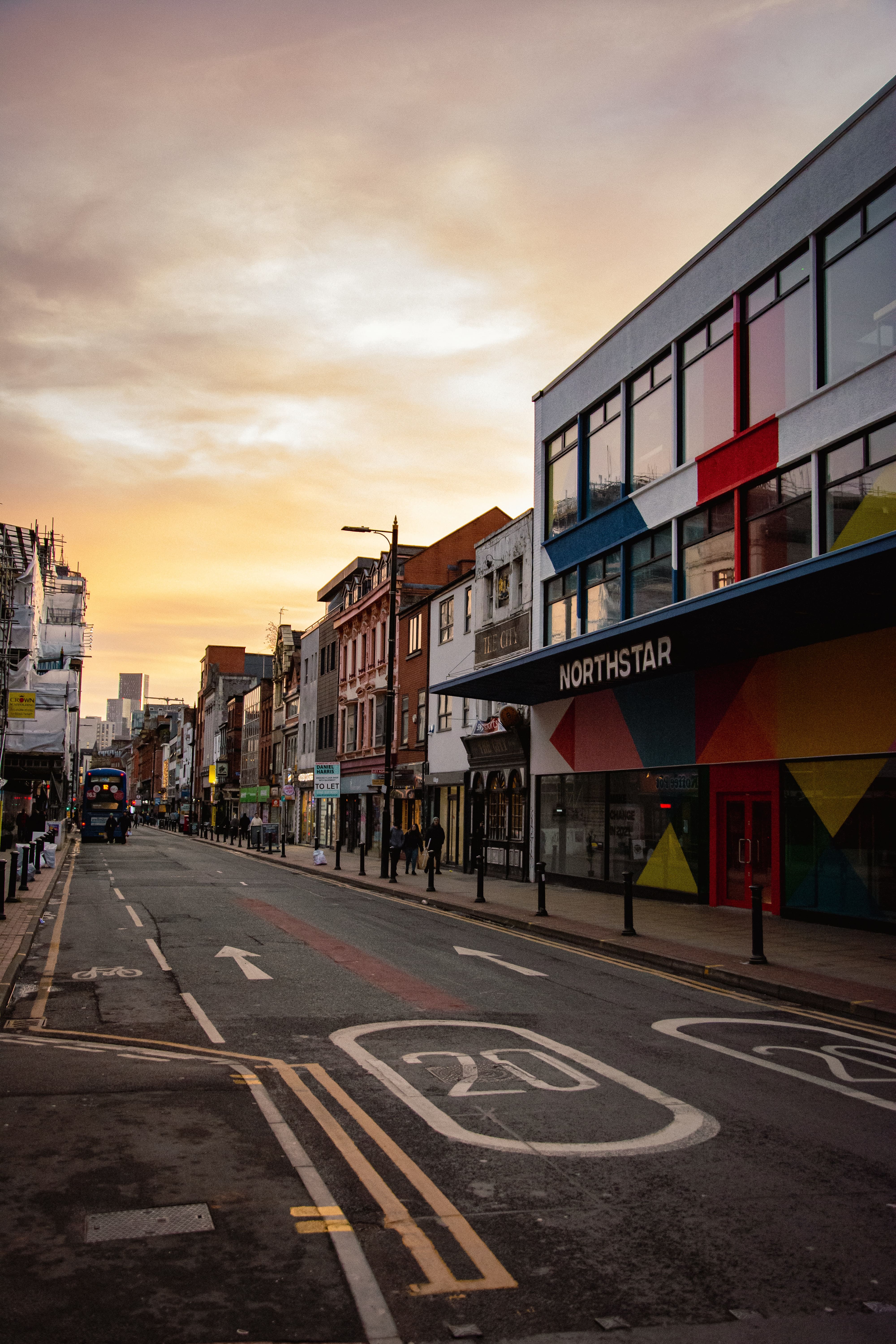 northern quarter sunset manchester