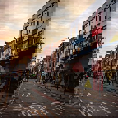 northern quarter sunset manchester