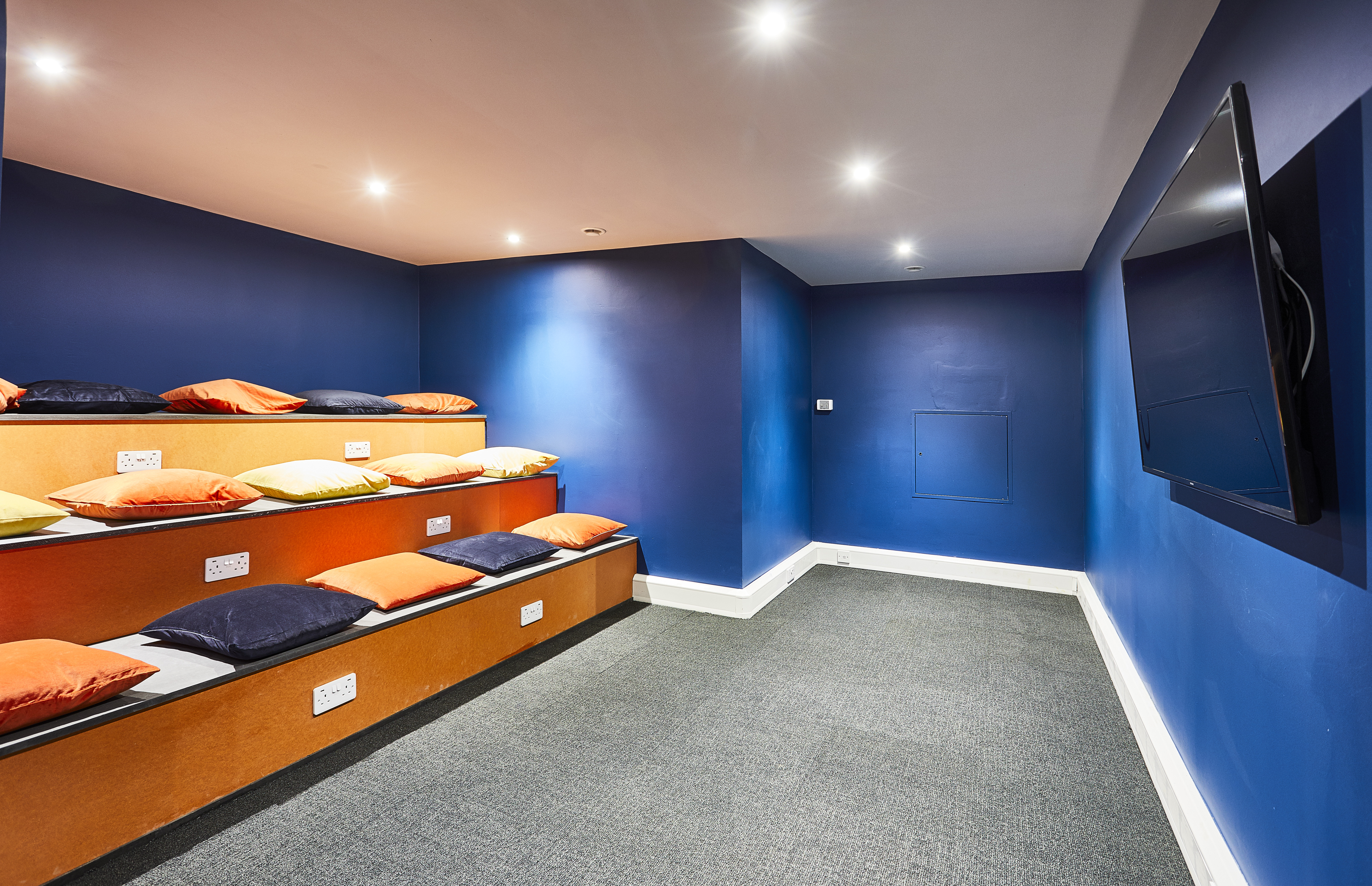 screening room in jactin house colony